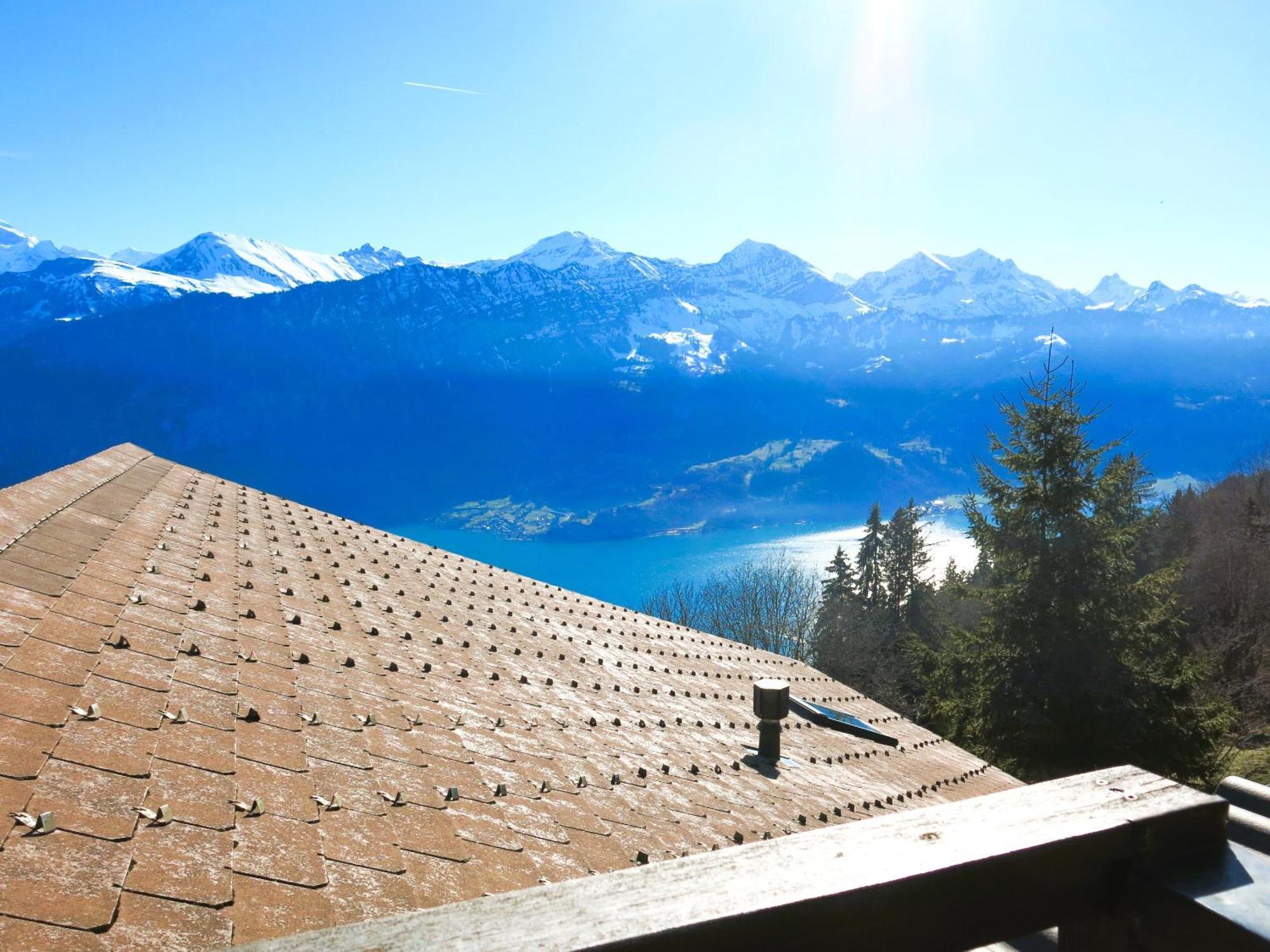Chalet Lilo 4 Zimmer Big View Beatenberg Exteriér fotografie